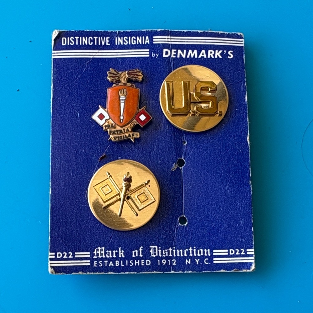 Gold Insignia Pins vintage!